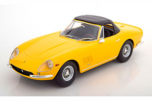 FERRARI 275 GTB/4 NART SPYDER WITH SPOKE RIMS 1967 YELLOW LIMITED EDITION 500 PCS — фото 4