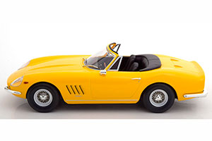 FERRARI 275 GTB/4 NART SPYDER WITH SPOKE RIMS 1967 YELLOW LIMITED EDITION 500 PCS — фото 7