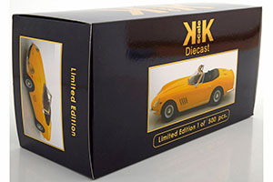 FERRARI 275 GTB/4 NART SPYDER WITH SPOKE RIMS 1967 YELLOW LIMITED EDITION 500 PCS — фото 8