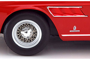 FERRARI 275 GTS PININFARINA SPYDER WITH SPOKE RIMS 1964 RED LIMITED EDITION 1000 PCS — фото 4