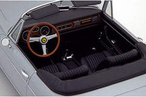 FERRARI 275 GTS PININFARINA SPYDER WITH SPOKE RIMS 1964 SILVER LIMITED EDITION 500 PCS — фото 3