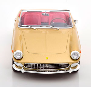 FERRARI 275 GTS PININFARINA SPYDER WITH SPOKE RIMS 1964 GOLDEN METALLIC — фото 4
