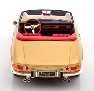FERRARI 275 GTS PININFARINA SPYDER WITH SPOKE RIMS 1964 GOLDEN METALLIC — фото 5