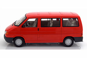 VW VOLKSWAGEN BUS T4 CARAVELLE 1992 RED LIMITED EDITION 750 PCS — фото 5