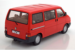 VW VOLKSWAGEN BUS T4 CARAVELLE 1992 RED LIMITED EDITION 750 PCS — фото 2