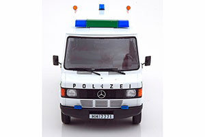 MERCEDES 208 D POLICE BUS 1988 WHITE GREEN LIMITED EDITION 500 PCS — фото 3
