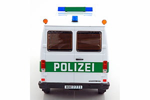 MERCEDES 208 D POLICE BUS 1988 WHITE GREEN LIMITED EDITION 500 PCS — фото 4
