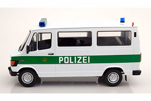MERCEDES 208 D POLICE BUS 1988 WHITE GREEN LIMITED EDITION 500 PCS — фото 5