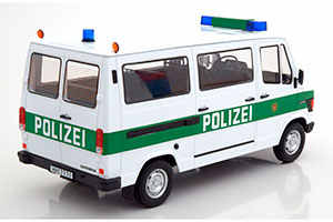 MERCEDES 208 D POLICE BUS 1988 WHITE GREEN LIMITED EDITION 500 PCS — фото 2