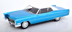 CADILLAC DEVILLE WITH SOFTTOP 1967 LIGHTBLUE-METALLIC WHITE