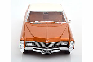 CADILLAC DEVILLE WITH SOFTTOP 1967 GOLDEN-BROWN METALLIC LIMITED EDITION 500 PCS — фото 4