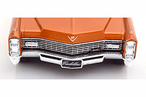CADILLAC DEVILLE WITH SOFTTOP 1967 GOLDEN-BROWN METALLIC LIMITED EDITION 500 PCS — фото 6