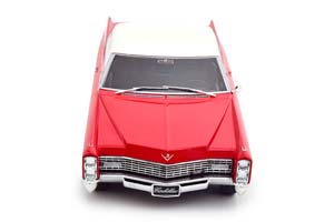 CADILLAC DEVILLE CONVERTIBLE 1967 КРАСНЫЙ С БЕЛЫМ ТЕНТОМ — фото 3