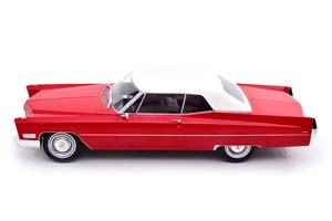 CADILLAC DEVILLE CONVERTIBLE 1967 КРАСНЫЙ С БЕЛЫМ ТЕНТОМ — фото 5