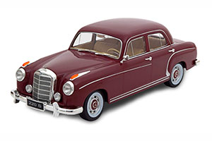 MERCEDES 220S W180II SALOON 1956 DARKRED LIMITED EDITION 750 PCS