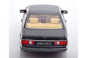 MERCEDES W126 560 SEC C126 1985 GREY ANTHRACIT LIMITED EDITION 1000 PCS. — фото 5