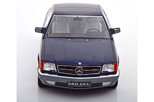 MERCEDES W126 560 SEC C126 1985 BLUE METALLIC LIMITED EDITION 1000 PCS. — фото 4