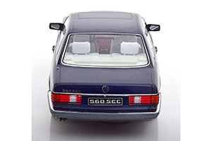 MERCEDES W126 560 SEC C126 1985 BLUE METALLIC LIMITED EDITION 1000 PCS. — фото 5