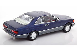 MERCEDES W126 560 SEC C126 1985 BLUE METALLIC LIMITED EDITION 1000 PCS. — фото 2