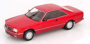 MERCEDES 560 SEC C126 1985 RED METALLIC / МЕРСЕДЕС КРАСНЫЙ