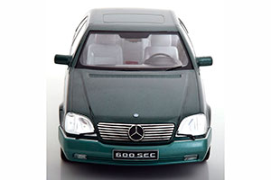 MERCEDES 600 SEC C140 1992 GREENMETALLIC LIMITED EDITION 750 PCS — фото 3