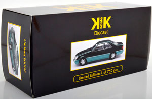 MERCEDES 600 SEC C140 1992 GREENMETALLIC LIMITED EDITION 750 PCS — фото 7