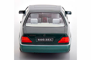 MERCEDES 600 SEC C140 1992 GREENMETALLIC LIMITED EDITION 750 PCS — фото 4