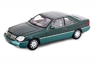 MERCEDES 600 SEC C140 1992 GREENMETALLIC LIMITED EDITION 750 PCS