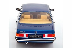 MERCEDES 280E W123 1977 DARK BLUE-METALLIC LIMITED EDITION 1000 PCS — фото 4