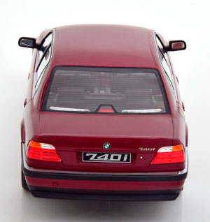 BMW 740I E38 1 SERIES 1994 DARK-RED METALLIC — фото 5