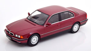 МОДЕЛЬ КОЛЛЕКЦИОННАЯ BMW 740I E38 1 SERIES 1994 DARKRED-METALLIC