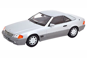 MERCEDES 500 SL R129 CONVERTIBLE WITH HARDTOP 1993 SILVER LIMITED EDITION 1000 PCS
