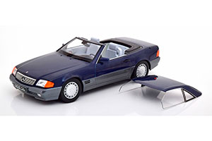 MERCEDES 500 SL R129 CONVERTIBLE WITH HARDTOP 1993 BLUE-METALLIC LIMITED EDITION 750 PCS — фото 3