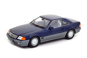 MERCEDES 500 SL R129 CONVERTIBLE WITH HARDTOP 1993 BLUE-METALLIC LIMITED EDITION 750 PCS