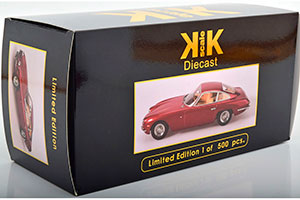 LAMBORGHINI 400 GT 2+2 1965 REDMETALLIC LIMITED EDITION 500 PCS — фото 6