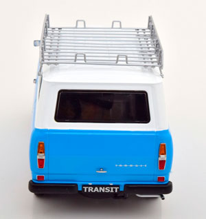 FORD TRANSIT MK1 BUS WITH ROOF RACK 1965 LIGHTBLUE WHITE — фото 5