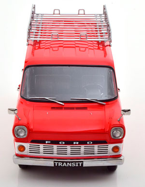 FORD TRANSIT MK1 BUS WITH ROOF RACK 1965 RED — фото 4