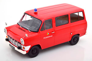 МОДЕЛЬ КОЛЛЕКЦИОННАЯ FORD TRANSIT MK1 FIRE ENGINE 1965-1970 RED WHITE