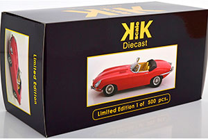 JAGUAR E-TYPE SERIES 1 RHD CONVERTIBLE OPEN 1961 RED LIMITED EDITION 500 PCS — фото 6