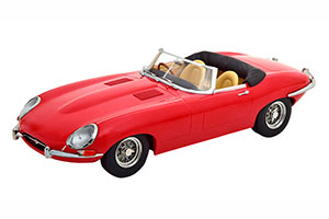 JAGUAR E-TYPE SERIES 1 RHD CONVERTIBLE OPEN 1961 RED LIMITED EDITION 500 PCS