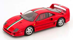 FERRARI F40 ITALIA DESIGN RED WHITE GREEN