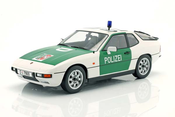 PORSCHE 924 HIGHWAY POLICE DUESSELDORF 1985 GREEN WHITE