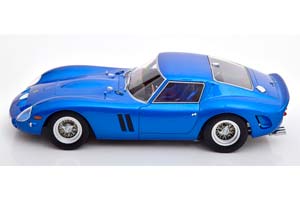 FERRARI 250 GTO 1962 BLUE METALLIC WITH DECALS — фото 3