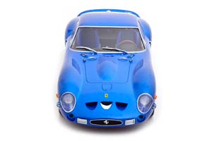 FERRARI 250 GTO 1962 BLUE METALLIC WITH DECALS — фото 4