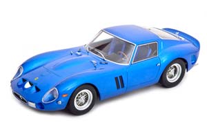 FERRARI 250 GTO 1962 BLUE METALLIC WITH DECALS 