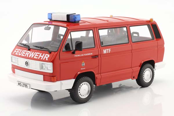VW BUS T3 SYNCRO FIRE ENGINE MUENSTER 1987