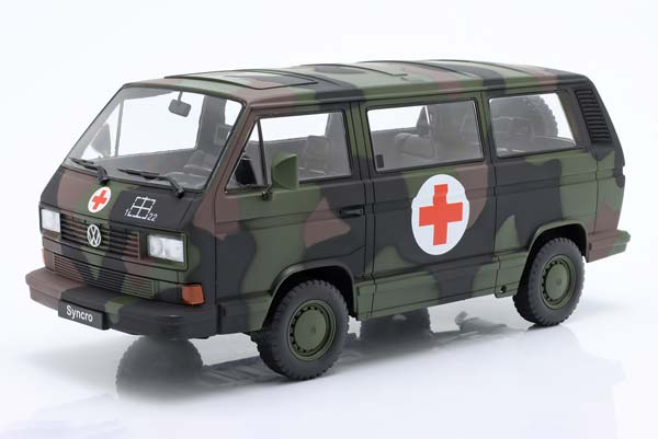 VW T3 SYNCRO BUS GERMAN ARMY AMBULANCE 1987 CAMOUFLAGE