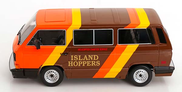 VW VANAGON GL T3 TYP 2 ISLAND HOPPERS MAGNUM 1984 BROWN / ORANGE / YELLOW FIGUREN NICHT INBEGRIFFEN / ФОЛЬКСВАГЕН ВАНАГОН ГЛ T3 ТИП 2 ИСЛАНД ХОППЕРС МАГНУМ КОРИЧНЕВЫЙ ОРАНЖЕВЫЙ ЖЕЛТЫЙ ФИГУРЕН НИЧТ — фото 3