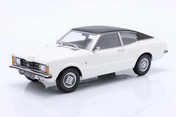 FORD TAUNUS GT COUPE WITH VINYL ROOF 1971 WHITE FLATBLACK