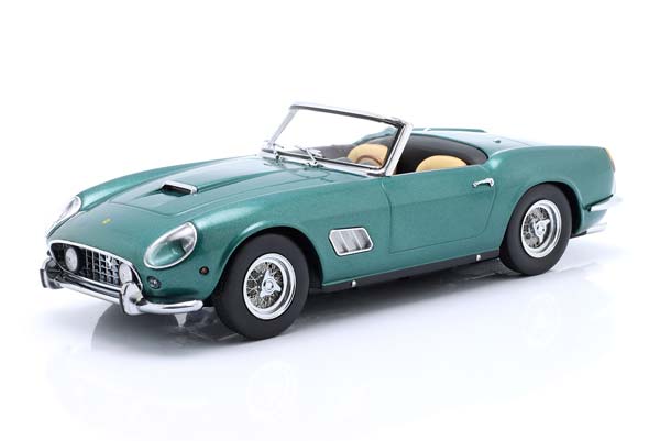 FERRARI 250 GT CALIFORNIA SPYDER WITH REMOVABLE HARDTOP 1960 GREEN METALLIC SILVER